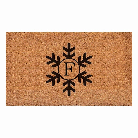 Calloway Mills Monogram Door Mat, Black, Natural, 17 in W x 29 in L 108791729F
